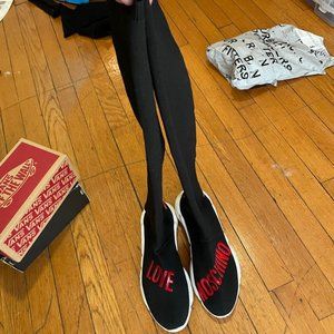 COPY - Love Moschino Knee High stretchy sock sneakers